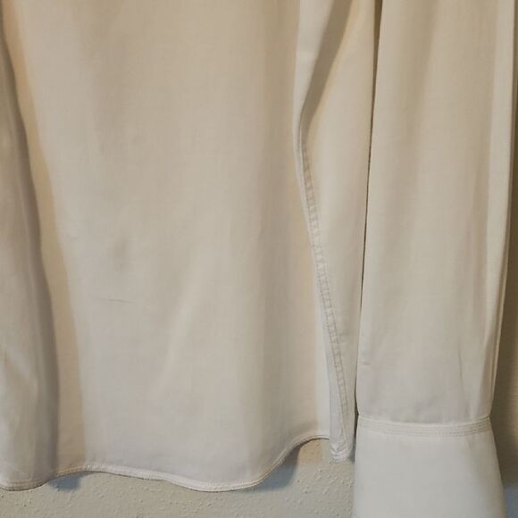 Tommy Bahama Jean White Dress Shirt Xl - Picture 5 of 7